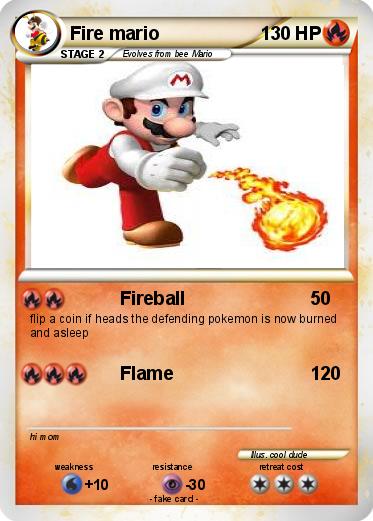 Pokemon Fire mario