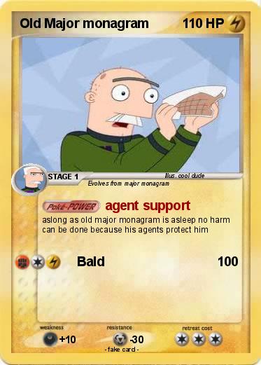 Pokemon Old Major monagram