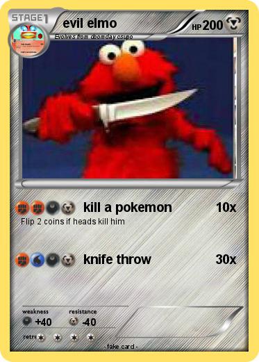 Pokemon evil elmo