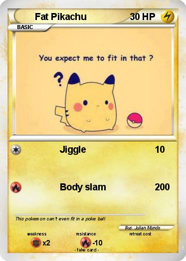 Pokemon Fat Pikachu