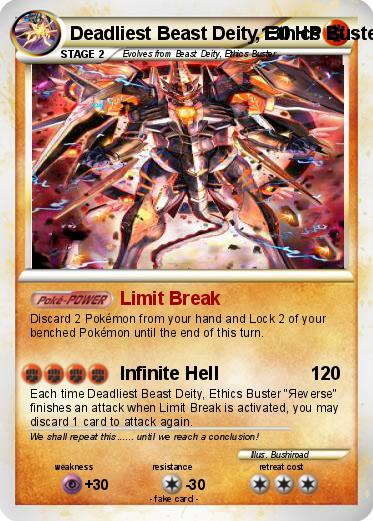 Pokemon Deadliest Beast Deity, Ethics Buster