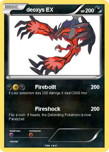 Pokemon deoxys EX