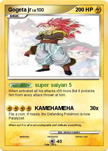 Pokemon Gogeta jr