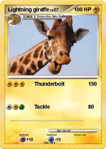Pokemon Lightning giraffe