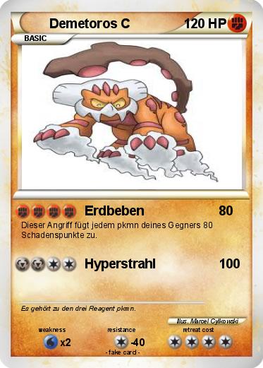 Pokemon Demetoros C