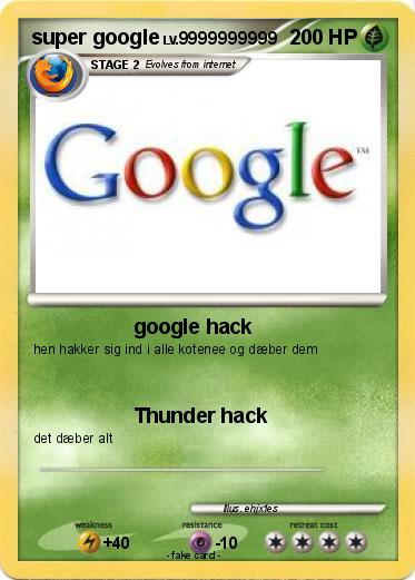 Pokemon super google