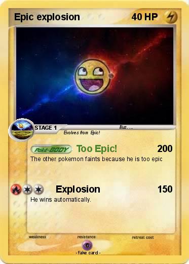 Pokemon Epic explosion
