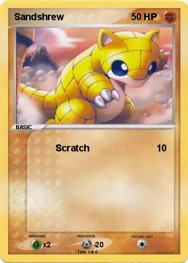 Pokemon Sandshrew