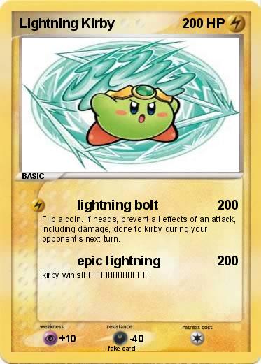 Pokemon Lightning Kirby