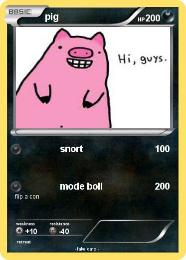 Pokemon pig