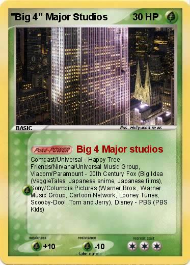 Pokemon "Big 4" Major Studios