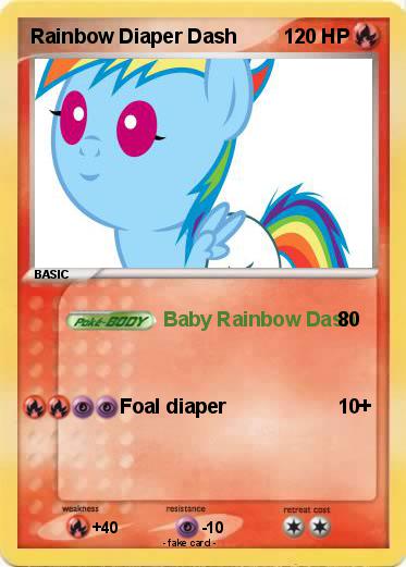Pokemon Rainbow Diaper Dash