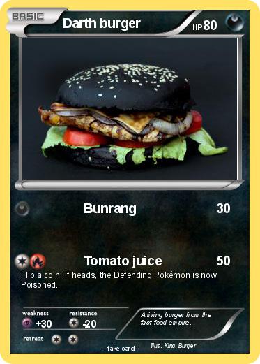 Pokemon Darth burger