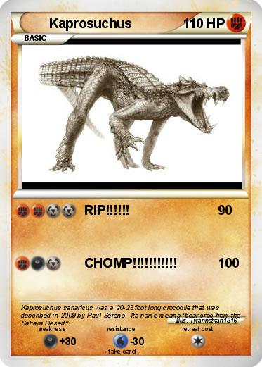 Pokemon Kaprosuchus