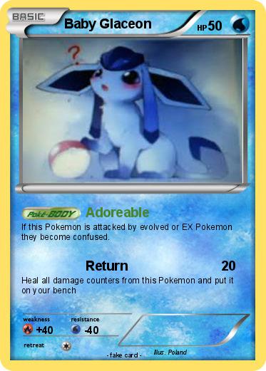 Pokemon Baby Glaceon