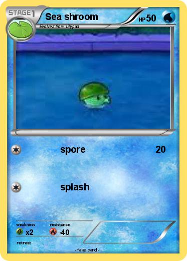Pokemon Sea shroom
