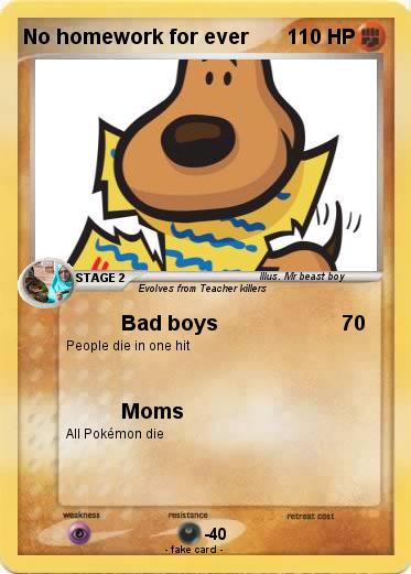 Pokemon No homework for ever