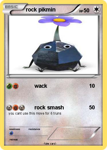 Pokemon rock pikmin