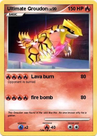 Pokemon Ultimate Groudon