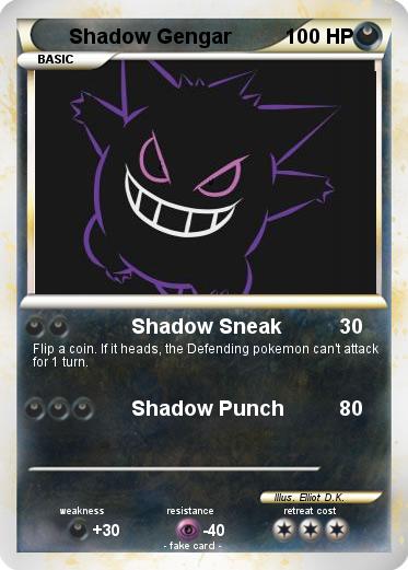 Pokemon Shadow Gengar