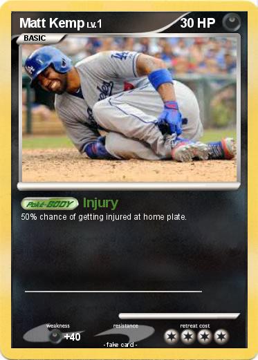 Pokemon Matt Kemp