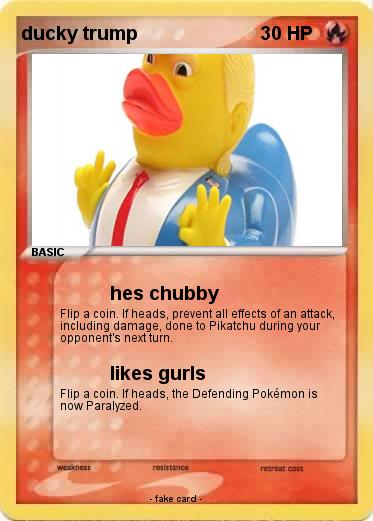 Pokemon ducky trump