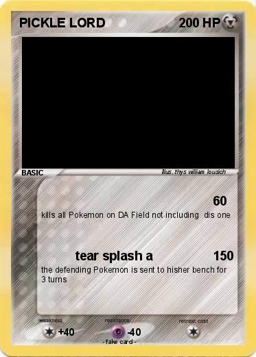 Pokemon PICKLE LORD