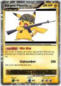Sargent Pikachu