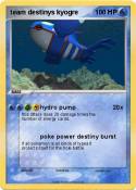 team destinys kyogre team destinys