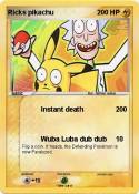 Ricks pikachu