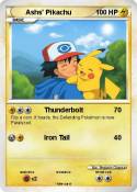Ashs' Pikachu