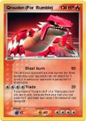 Groudon (For