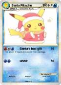 Santa Pikachu Santa Pikachu