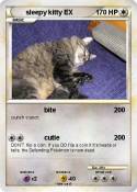 sleepy kitty EX