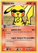 Pikachu stile