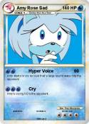 Amy Rose Sad