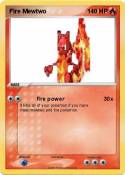 Fire Mewtwo