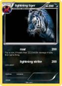 lightning tiger