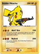 Soldier Pikachu