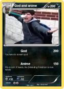 God and anime
