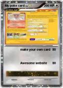My poke card My poke card
