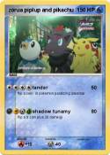 zorua piplup and pikachu zorua piplup