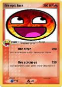 fire epic face