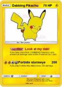 Dabbing Pikachu