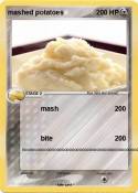 mashed potatoes