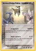 Arceus,Dialga,Palkia 1000000 Arceus,Dialga,Palkia