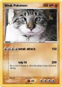 Weak Pokemon