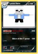 T pose Sans T pose Sans