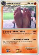 ORANGE FEET