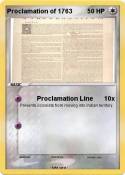 Proclamation of